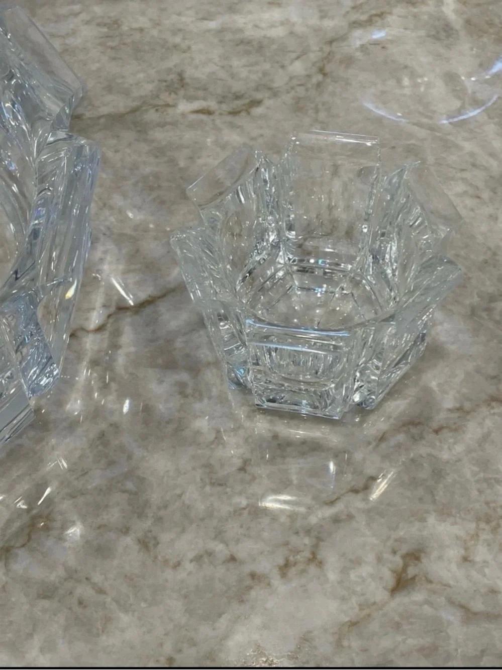 Regal Chip 'N Dip Clear Lucite Serving Bowl
